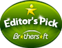 Brothersoft editor's choice award