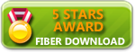 FiberDownload 5-star award